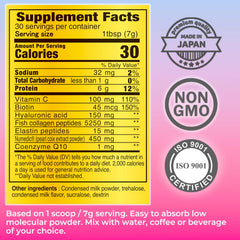 FINE JAPAN powder dissolves smoothly into hot or cold drinks like coffee or tea.