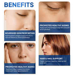 Swallow Nest extract illustration suggests skin nourishment benefits.