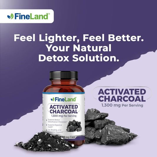FineLand capsules closeup showing vegan formula and digestion support