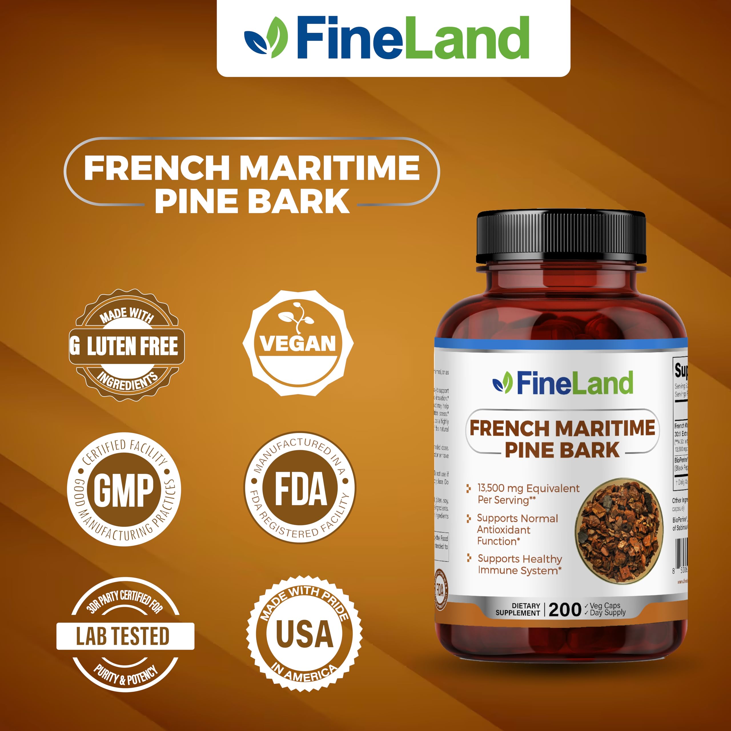 FineLand daily-use capsule shown to illustrate simple one-capsule-per-day routine.