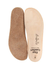 Finn Comfort Finnamic Soft Insole No Color top view with leather cover for all day comfort