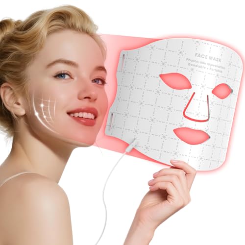 Fiogeo seven-color LED mask for face sessions, offering balanced tone and radiance.
