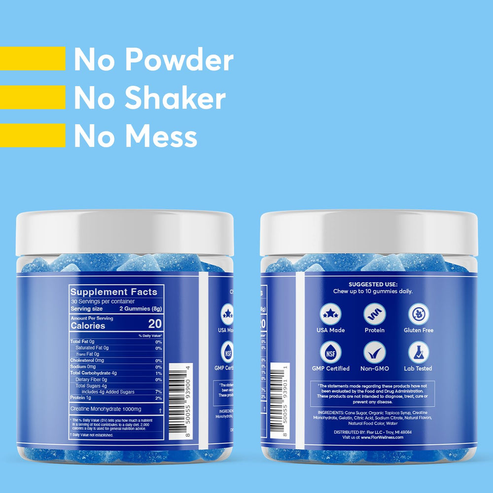 FIOR Creatine Gummy cognitive support imagery for focus during training