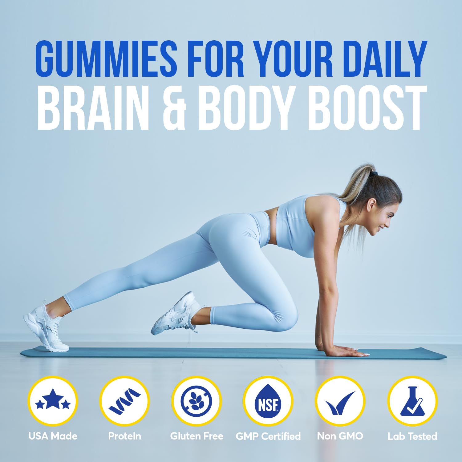 FIOR Creatine Gummy 30 servings graphic for planning workouts