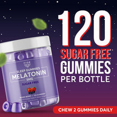 FiOR Sugar Free Sleep Gummies are vegan-friendly and tasty.