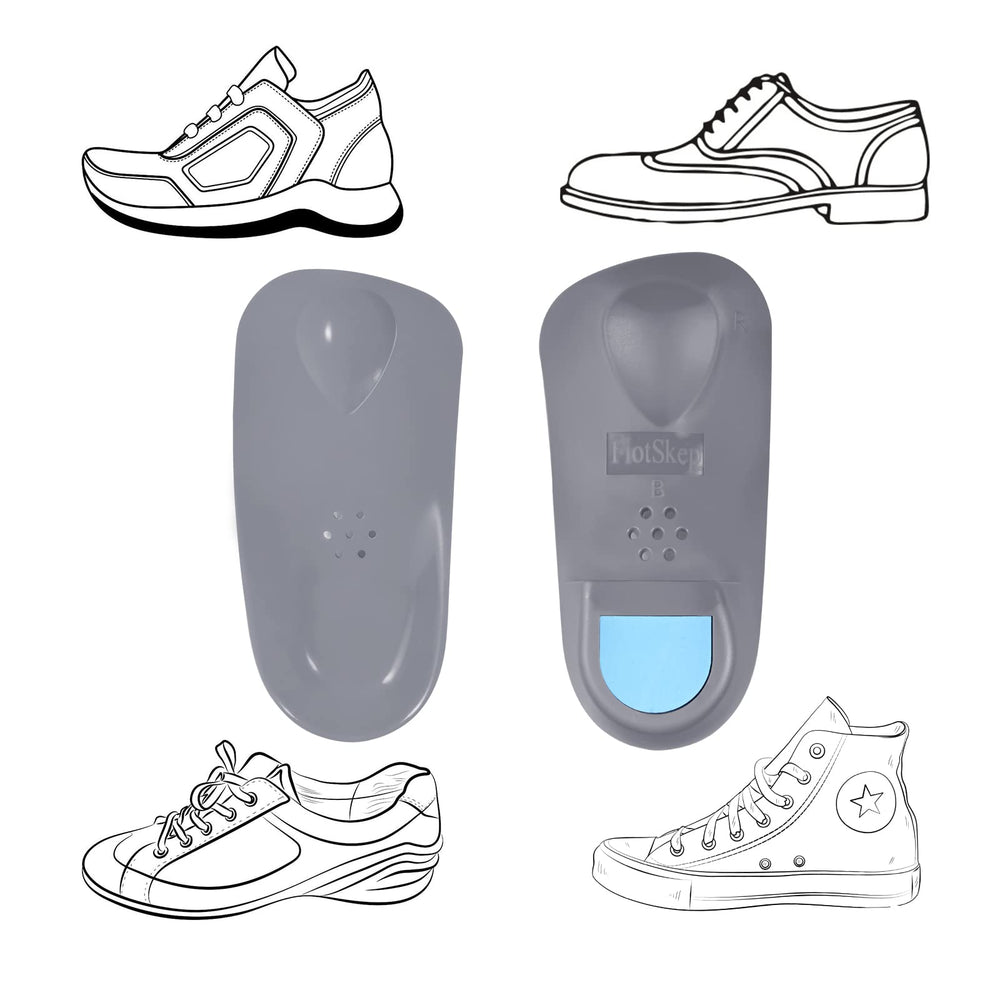 FiotSkep 3-4 arch inserts enable gradual transition for first-time orthotic wearers.