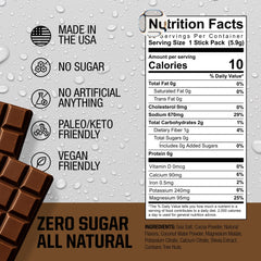 Fire Science Fire Salt chocolate-flavor hydration stick delivers tasty electrolyte support.