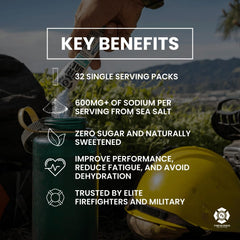 Fire Salt hydration stick sea salt electrolytes support steady hydration during activity