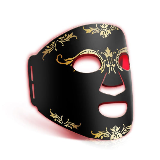 Firmosa Red Light Therapy Mask side view showing ergonomic design