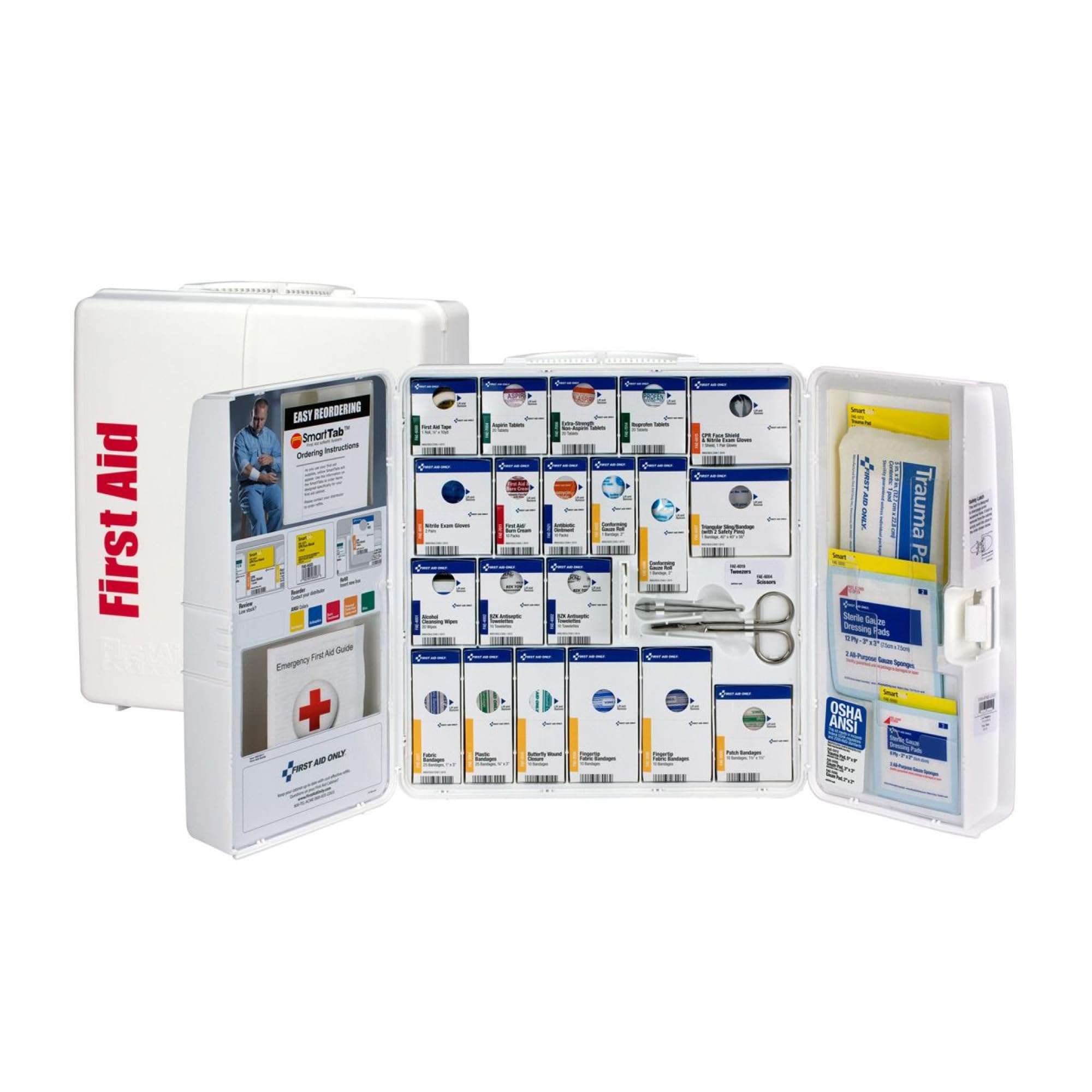 First Aid Only 1000-FAE-0103 front view of workplace cabinet for readiness