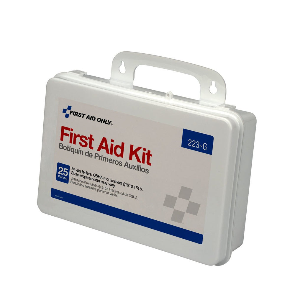 First Aid Only 223-G contents neatly organized for quick access