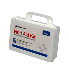 First Aid Only 223-G contents neatly organized for quick access
