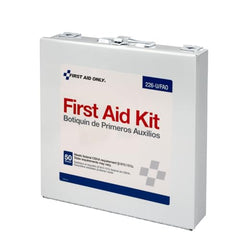ANSI color coding boxes for quick access in the First Aid Only kit
