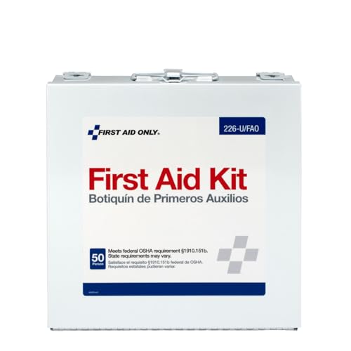 Unitized color coded boxes inside the First Aid Only 226-U kit
