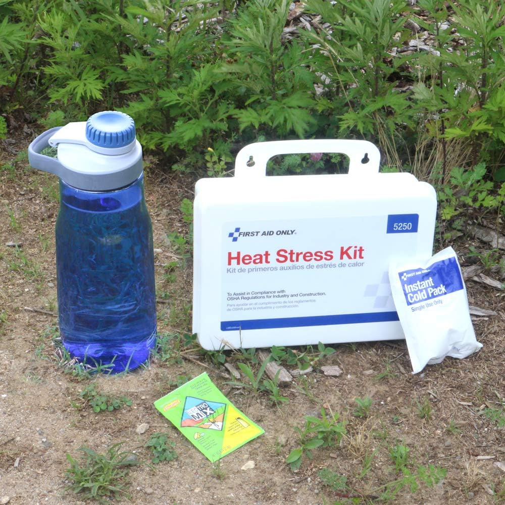 First Aid Only 5250 electrolyte tablets offer convenient hydration on the go.