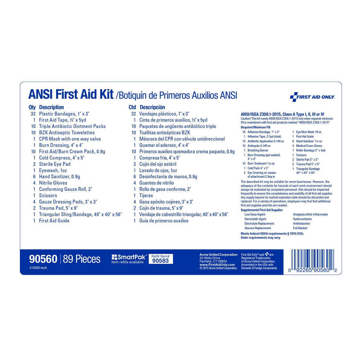First Aid Only 90560 burn cream packets for gentle, targeted relief