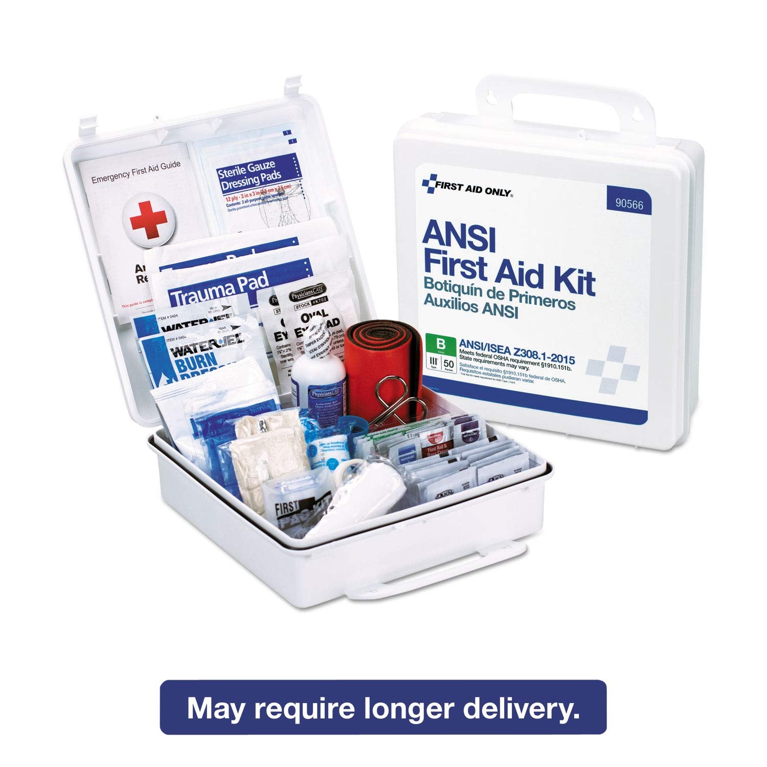 First Aid Only 90566 bandages close-up showing versatile wound care in offices and cars