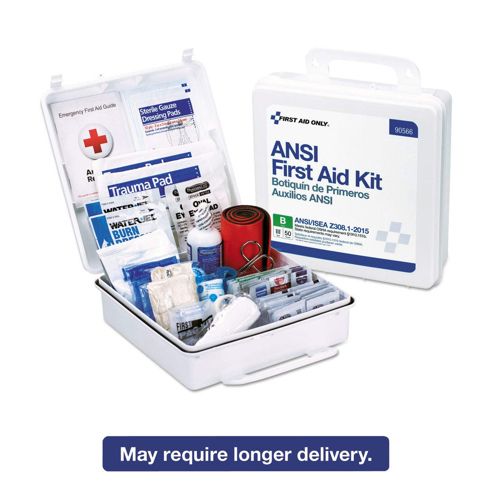 First Aid Only 90566 bandages close-up showing versatile wound care in offices and cars