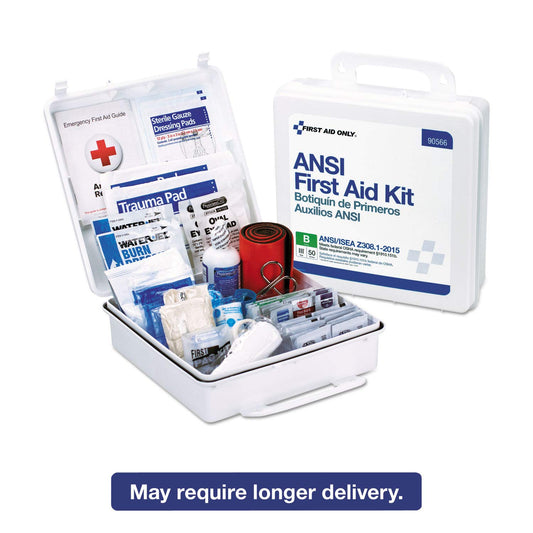 First Aid Only 90566 bandages close-up showing versatile wound care in offices and cars