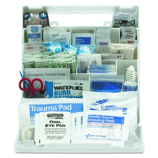 First Aid Only 90639 carrying handle for easy transport to worksites.