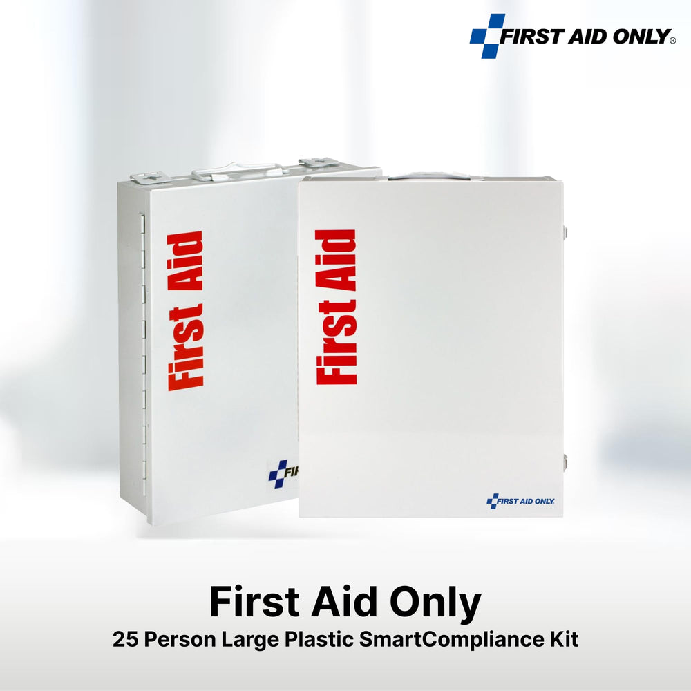 First Aid Only 90658 interior with color-coded compartments for easy identification