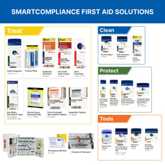 First Aid Only 90659 wall-mount kitchen cabinet for space-saving placement.