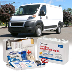 First Aid Only 90672 vehicle kit compact designed for trucks, vans, and cars.