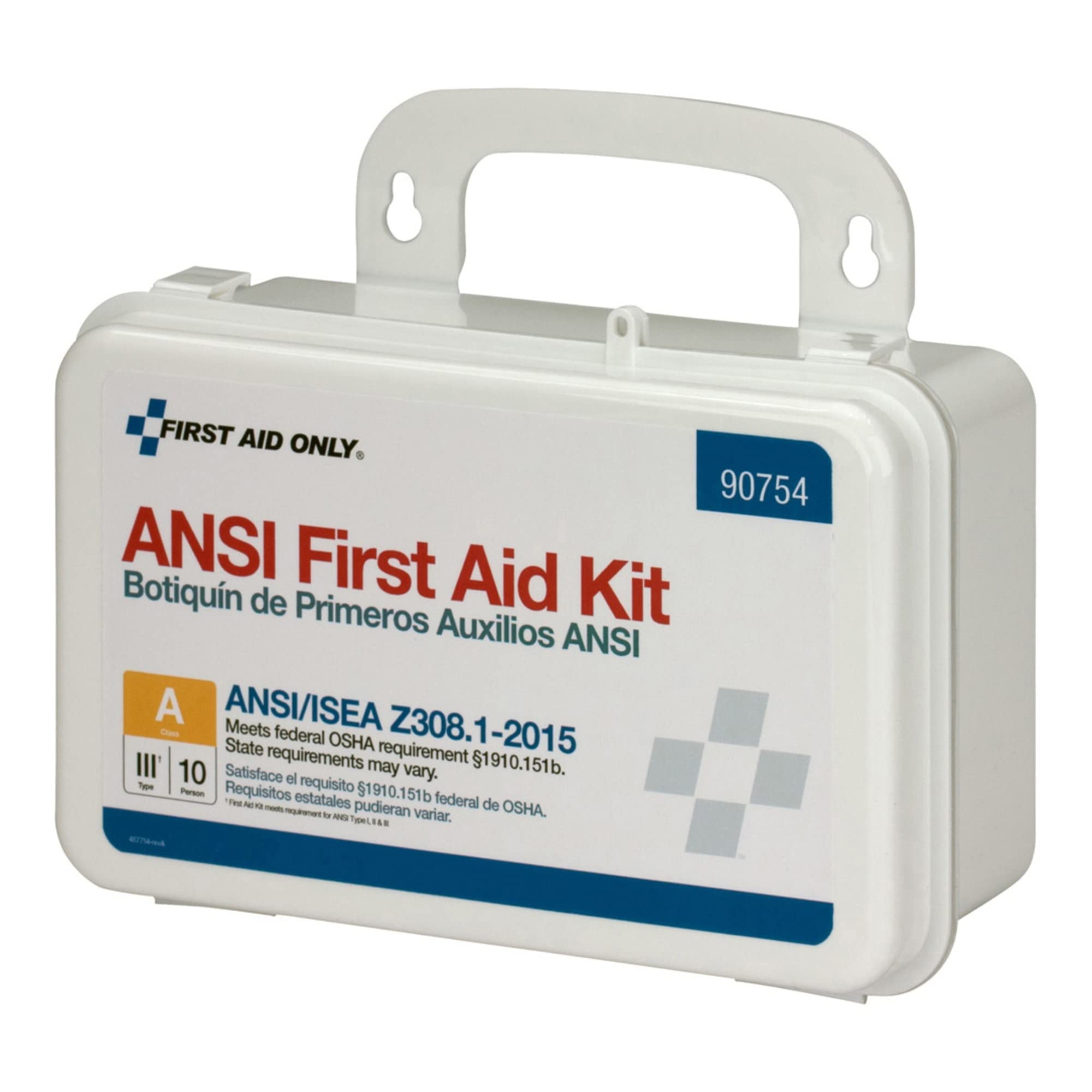 First Aid Only 90754 gloves, scissors, and tweezers for safe handling.