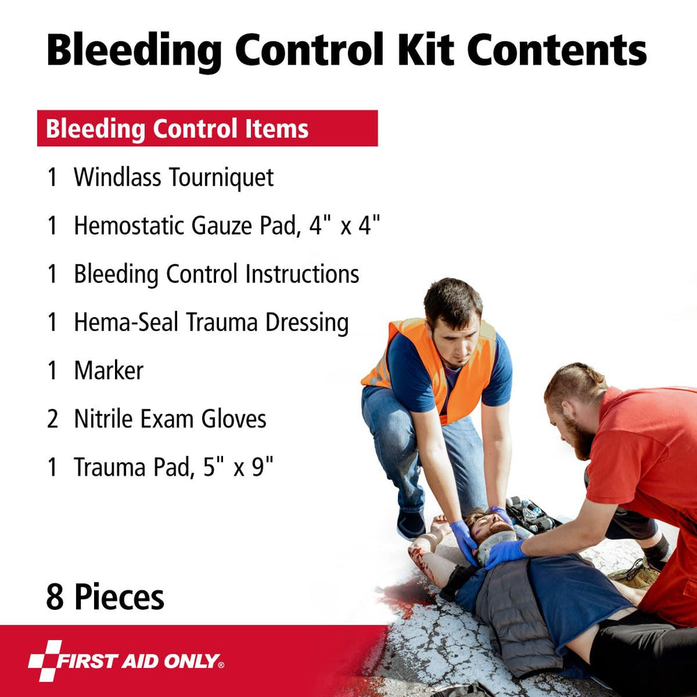 First Aid Only 91134 trauma bandages for secure wound containment.