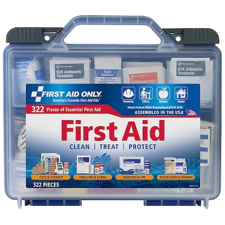 First Aid Only 91413 Clear Cover Intermediate Kit for workplace readiness and fast emergency response.