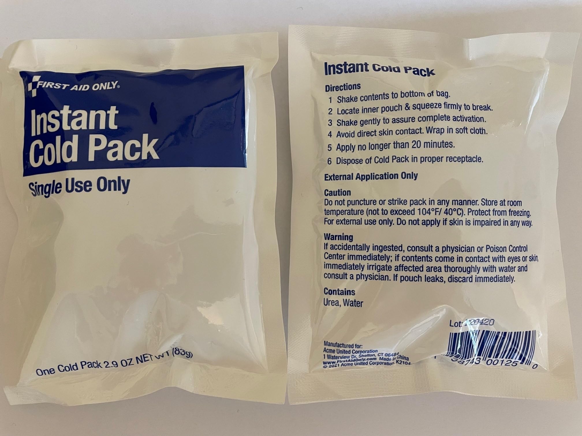 First Aid Only adhesive bandages in refill pack for quick coverage.