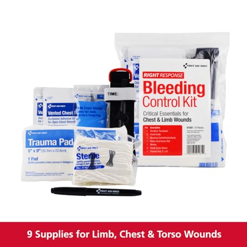 First Aid Only chest-seals for puncture wounds help preserve lung function in emergencies.
