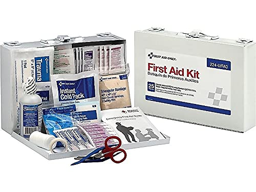 Compact kit fits vehicles and desks for quick access