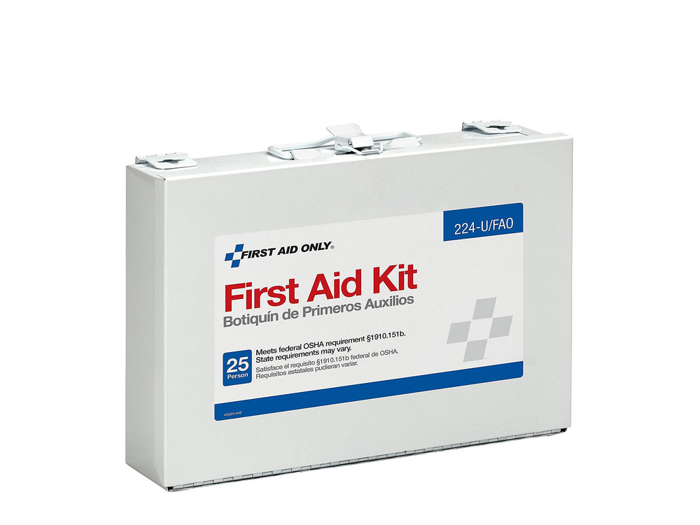 Contents with bandages and ointments for quick minor injuries