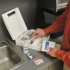 First Aid Only essential supplies in refill pack for office readiness.