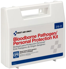 First Aid Only eye and face shield protects during spill handling.