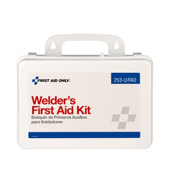 First Aid Only welder kit bandages and splints ready for minor injuries.