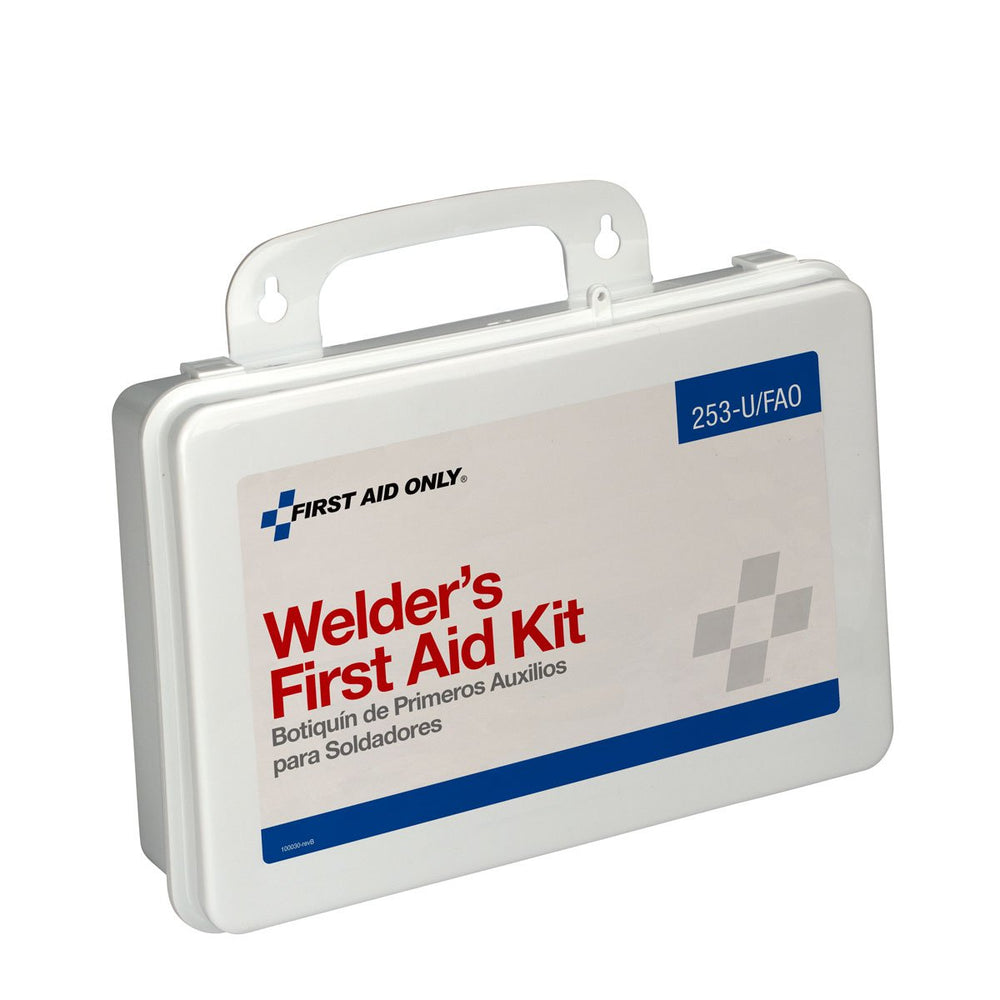 First Aid Only welder kit safety items inside support quick response.