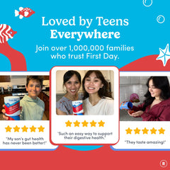 FIRST DAY 60-day supply box promotes ongoing teen wellness
