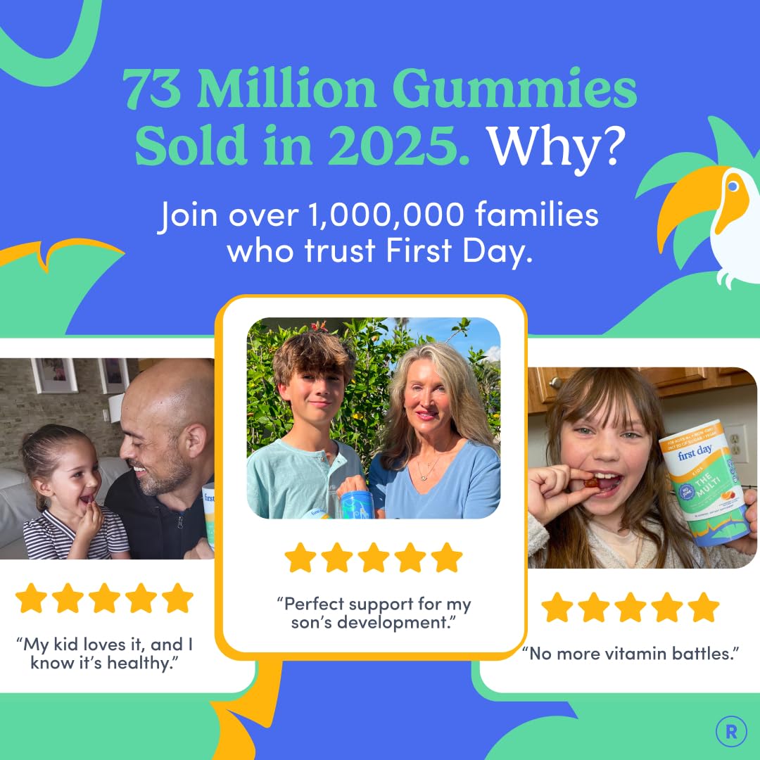 First Day gummies highlight immunity support and cognitive focus