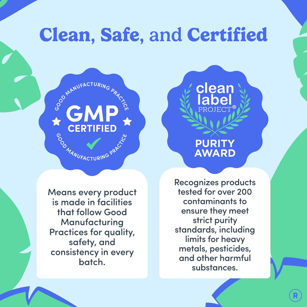 First Day organic ingredients label for transparency and purity