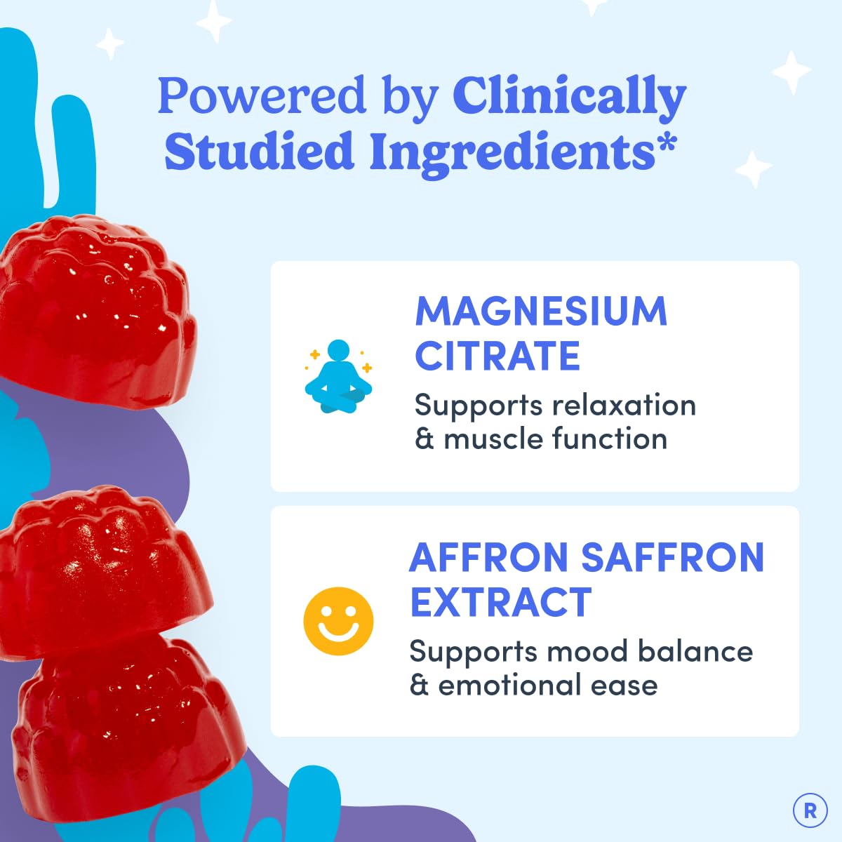 Affron ingredient spotlight in First Day gummies suggests mood-supporting calm