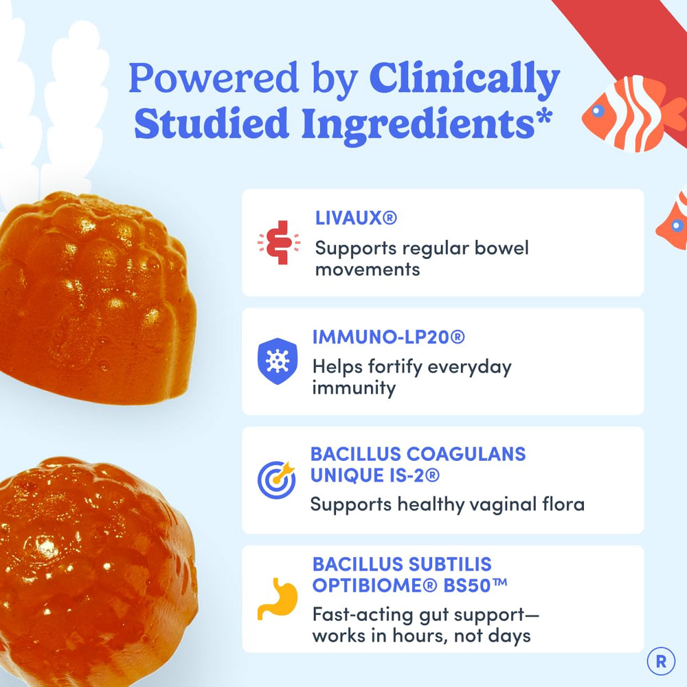 FIRST DAY gummies natural flavors communicate clean, low-sugar taste.