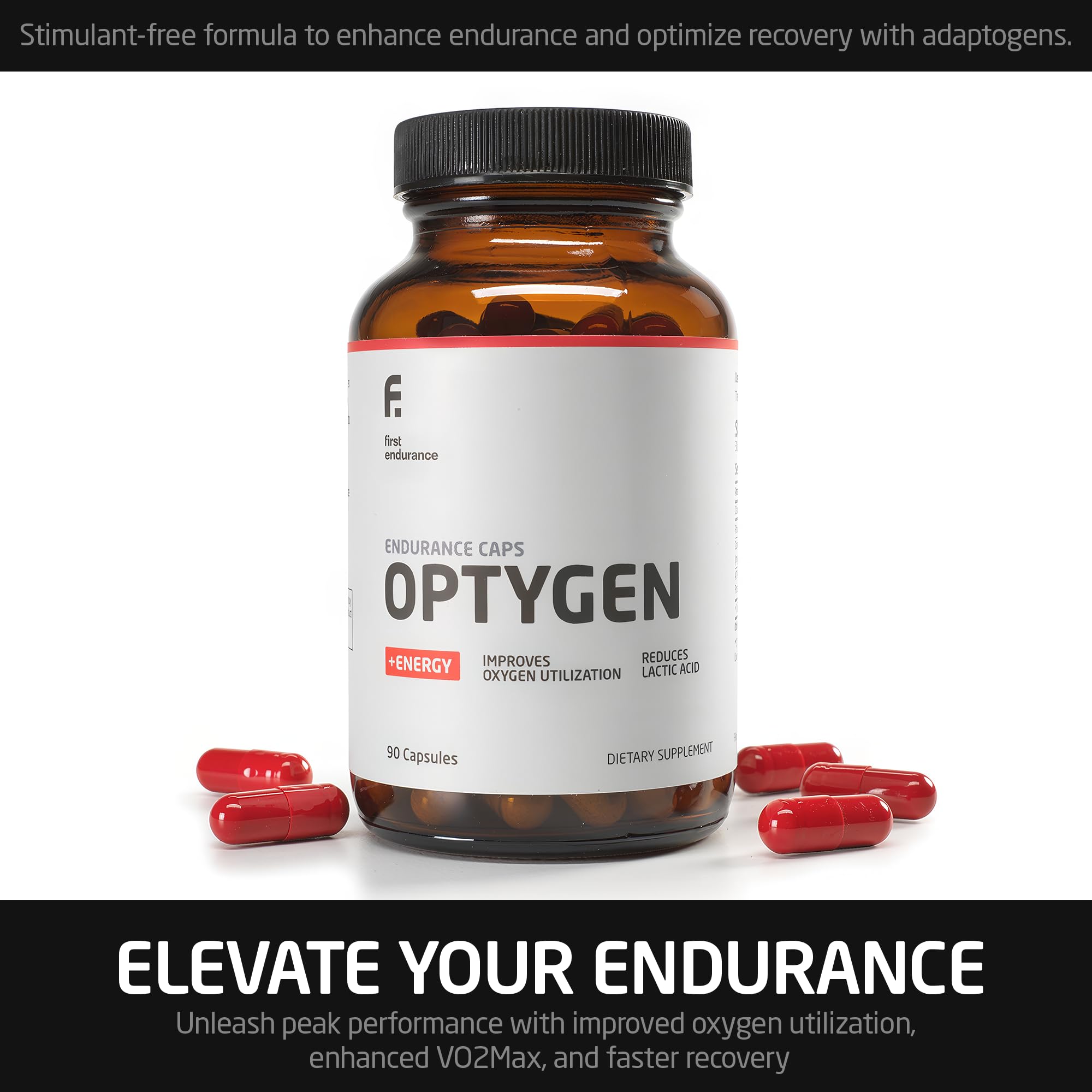 FIRST ENDURANCE Optygen athlete in training demonstrating endurance-focused use.