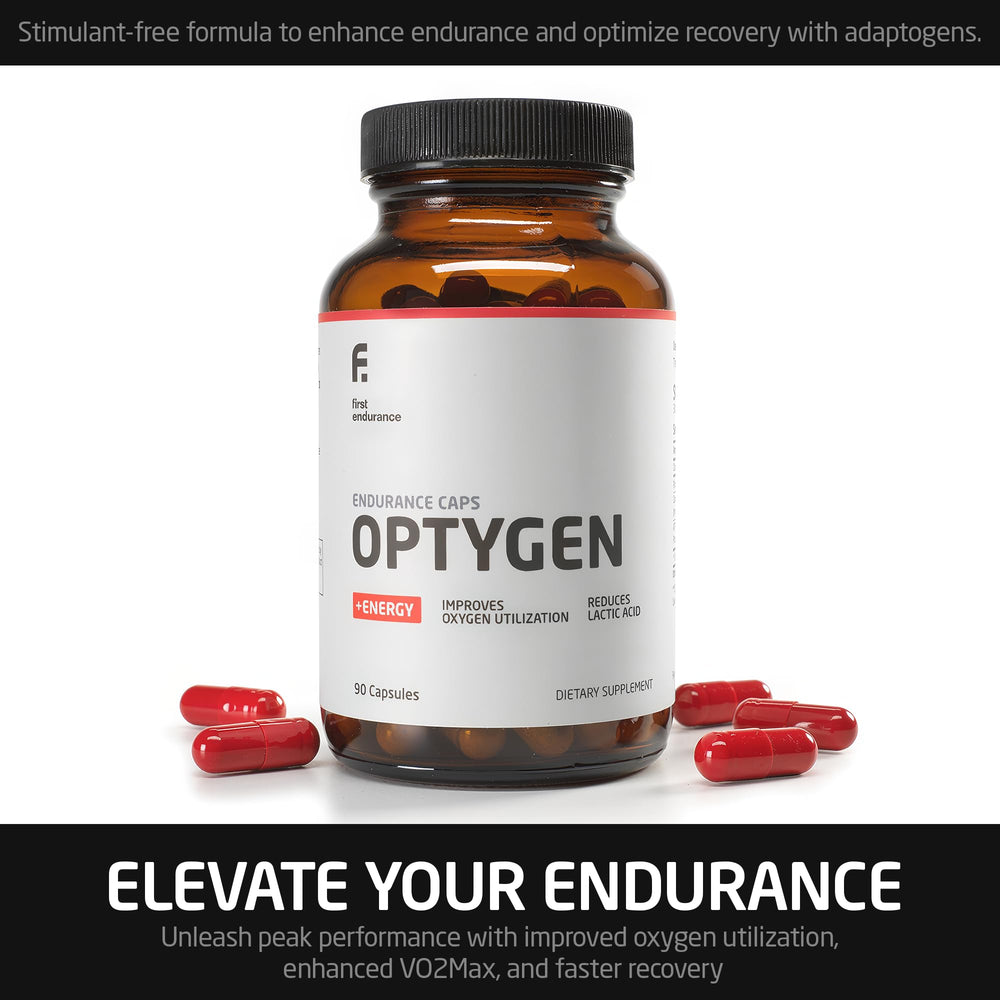 FIRST ENDURANCE Optygen athlete in training demonstrating endurance-focused use.