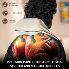FIRSTHEALTH massager at a desk for office-based relaxation
