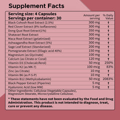 FIRSTORGANIC Daily Menopause bottle top showing easy daily use