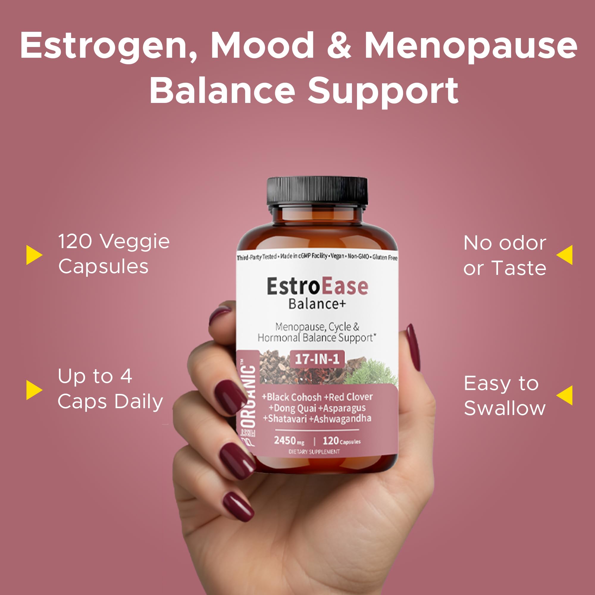 FIRSTORGANIC Daily Menopause night-relief scene for a gentle bedtime routine