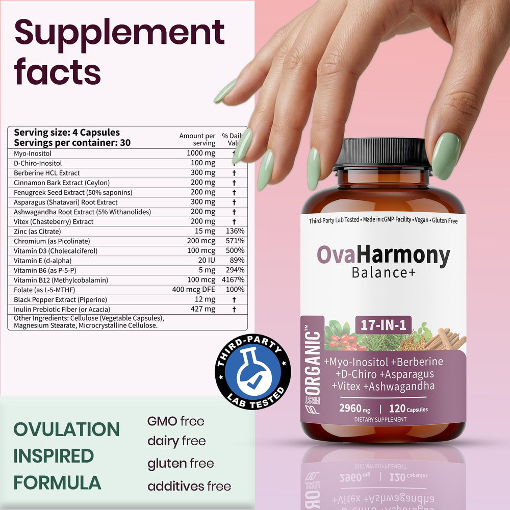 FIRSTORGANIC Berberine and Cinnamon capsules arranged for holistic wellbeing