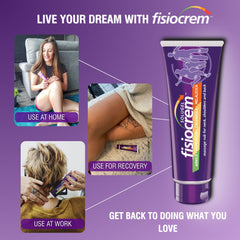 Fisiocrem Back Shoulders Neck use shows versatile relief for common tension areas.